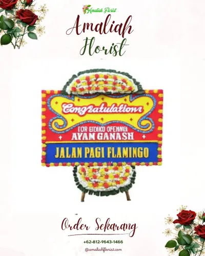 Bunga Papan Congratulation di Blandongan